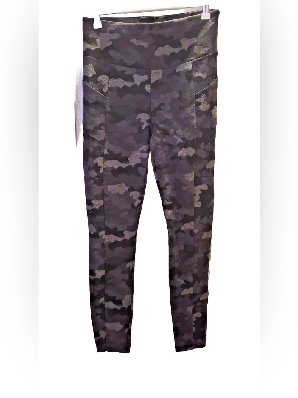 CAbi Black & Gray Camouflage Ponte Leggings